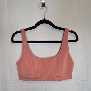 G281. Lululemon Softstreme Scoop-Neck Bra B/C Cup in Mauve - Size 12